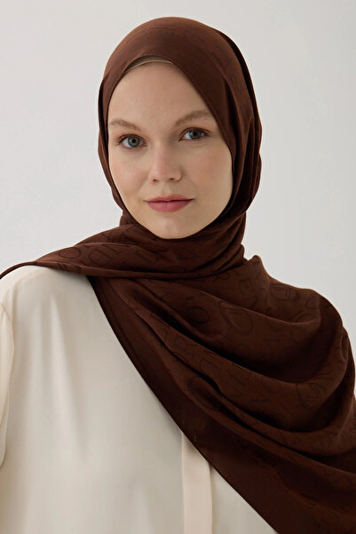 Valentino Orlandi Vo Logo Shawl - Brown