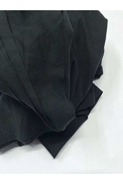 Yiğit Kumaş Sports Teamwear Flowy Polyester Combed Stretch Fabric, Piece 100X150 cm Black Color