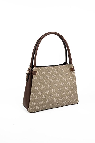 Silver Polo Silver & Polo Sp1254 Women's Handbag Monogram Y.Green-Brown