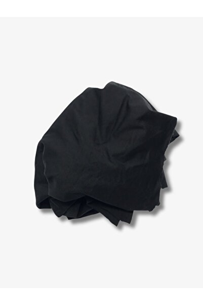 Yiğit Kumaş Sports Team Draped Polyester Combed Flexible Fabric, Piece 135X165 cm Black Color