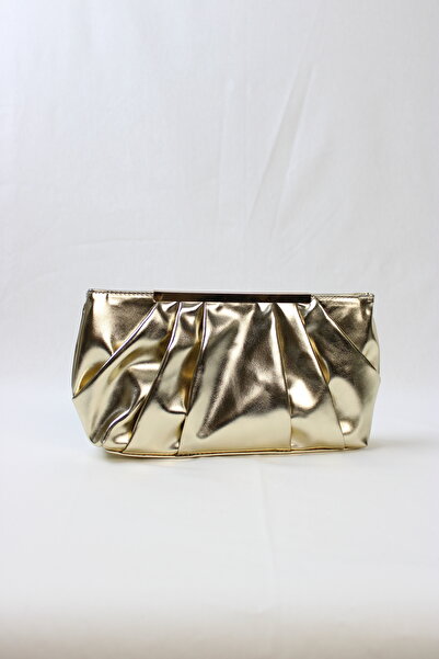 mossi Γυναικεία γυαλιστερή χρυσή τσάντα με λουράκι με αλυσίδα, κομψή τσάντα βραδινού φορέματος, κομψή τσάντα clutch