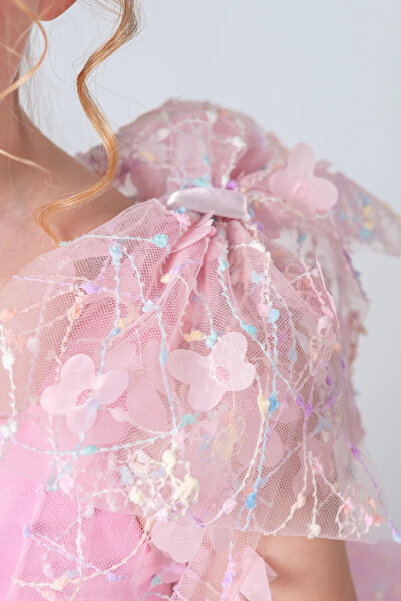 vestitino Papatya Model Girl's Evening Dress