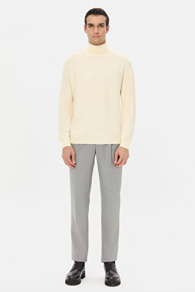 D'S Damat Ds Damat Regular Fit Ecru Sweater