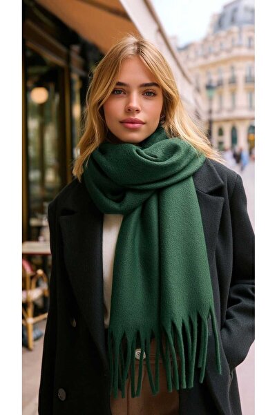 LAGRANZE Γυναικείο σάλι με φούντες LuxeSoft