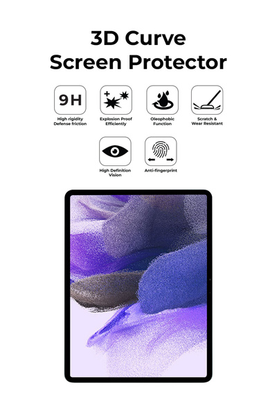 Glassology Magnetic Premium Case with Tempered Glass for Samsung Tab S8