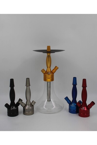 megahed nargile NARGİLECİM Full Set Nargile Takımı | 4-5 Renk Seçeneği | Lüle...