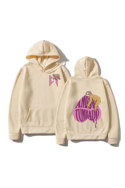 ADAMARA هودي Urban Comfort مصنوع من القطن بنسبة 100%