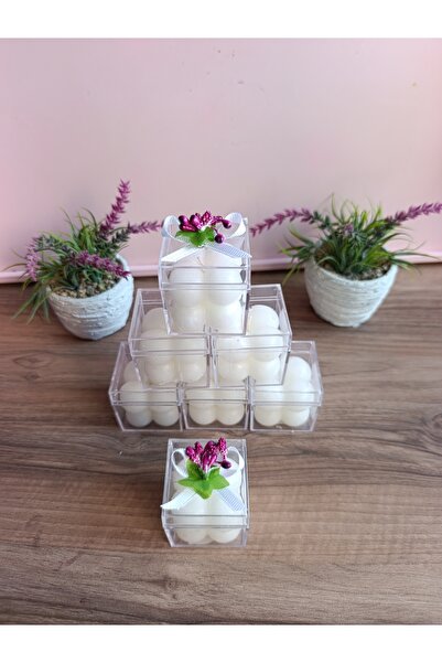 buğlem hediyelik35 25 adet süslü buble mum