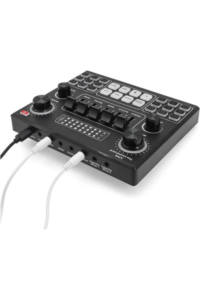 Generic Live Sound Card Audio Mixer Black
