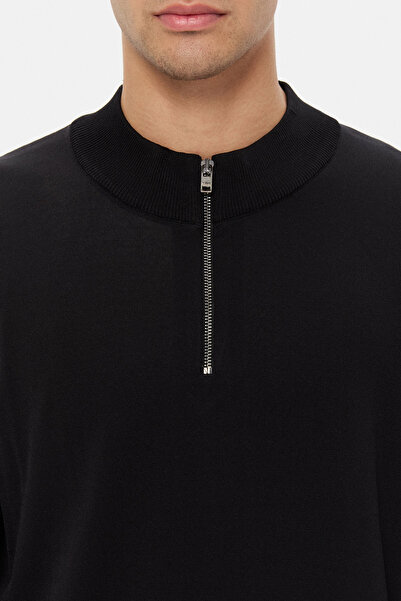 Twn Slim Fit Black Sweater