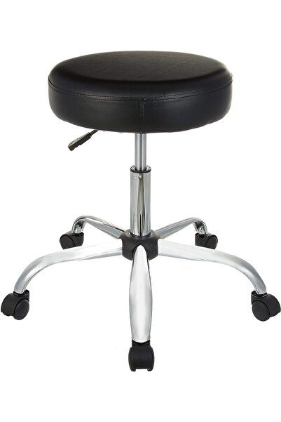 Amazon basics كرسي رسم متعدد الأغراض مزود بعجلات - أسود