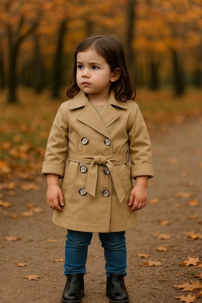 Montisu Παιδικό παλτό από 100% βαμβάκι -3-7 ετών Casual & κομψά εξωτερικά ενδύματα