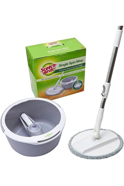 genernic Scotch-Brite 2-in-1 360° Spin Mop Set (mop, handle, bucket, replaceable head)