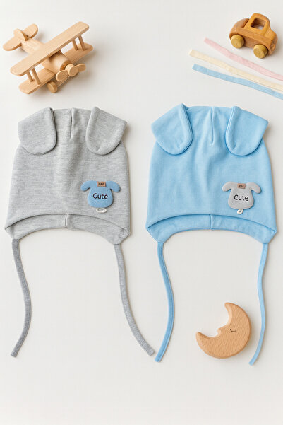 greenmoss 100% cotton twin baby beanie