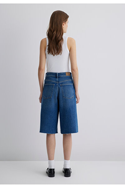 Mavi Akira Indigo 90's Bermuda Jean Shorts 1410171-89661