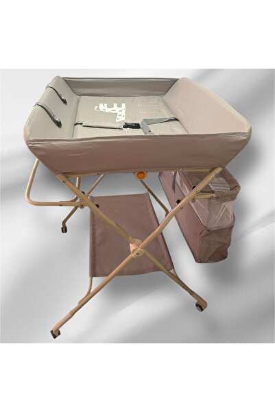 DuRu LiNe 🌿 5 Kademeli Yükseklik Ayarlı Katlanabilir Bebek Alt Değiştirme Ma...