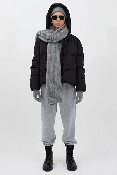 Buly Ribbed Knitted Scarf