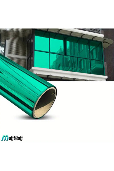 MaffStuff Decorative Window Film Mirror Effect Green 60x200cm 🌿📦