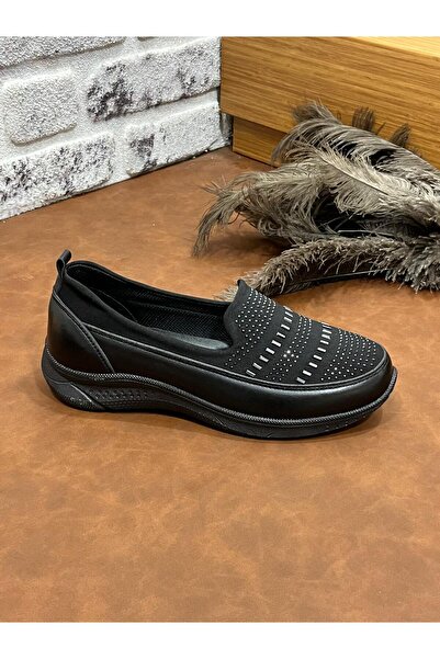 Deritarz أحذية الأم النسائية الناعمة المريحة من ليوس مع أحجار تقويمية