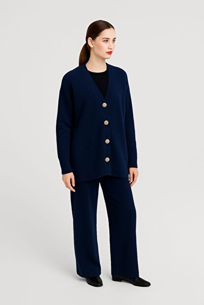 My Magazin Front Buttoned Knitted Cardigan