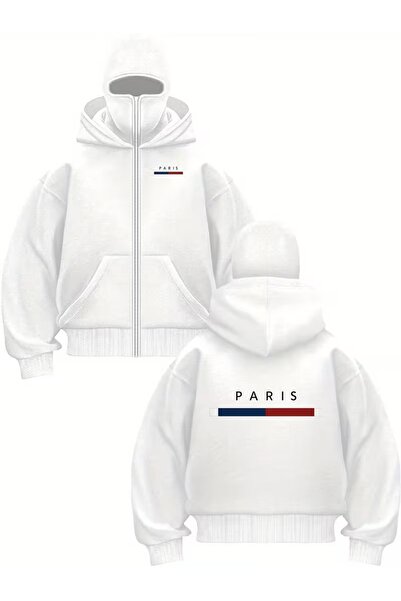 Flaubert -Kar Masked Ninja Men's Zippered Sweatshirt Cardigan 3 Thread Thick Zippered 0100