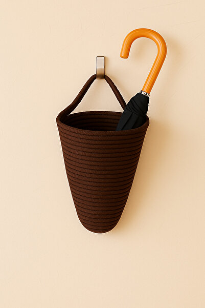 MaVaux Wallnest Rope Wall Hanging Basket Umbrella Holder Decorative Wall Orga...