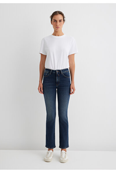 Mavi Kendra Ink Brushed Ink Blue Lyocell Tencel Tm Blended Jean Pants 1074690056