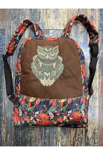 street&bagdnz Κέντημα κουκουβάγιας Ethnic Αυθεντικό Bohemian Daily Travel Bac...