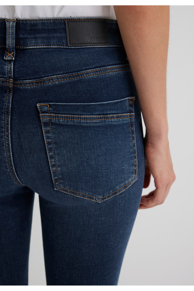 Mavi Kendra Ink Brushed Ink Blue Lyocell Tencel Tm Blended Jean Pants 1074690056