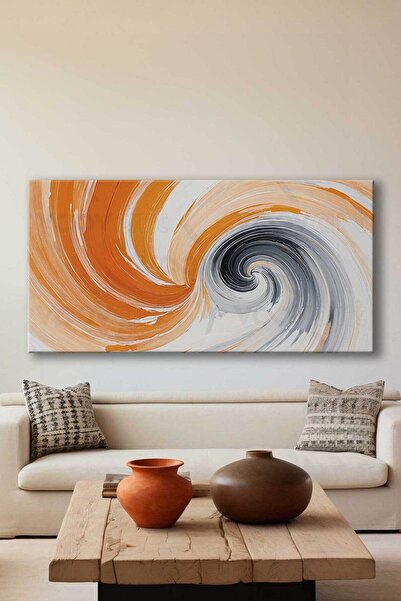 Voovart Modern Soyut Döngü Dekoratif Kanvas Tablo - VOOV3015