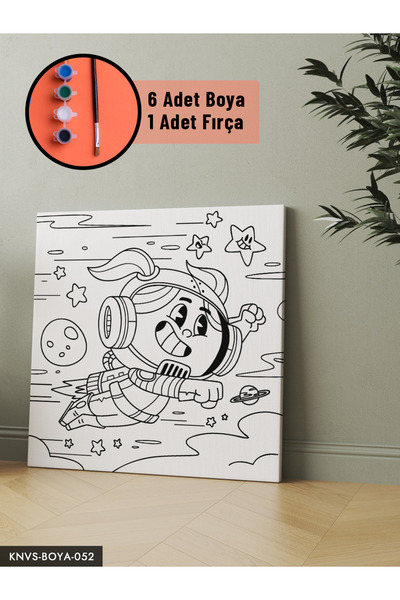 CeSht Canvas Painting Set Includes Brush and Paint