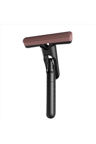 Danex Set mop cu pulverizare plată și rezervor de apă, mâner scurt, storcător, 15,5x15,5x12,5 cm, negru