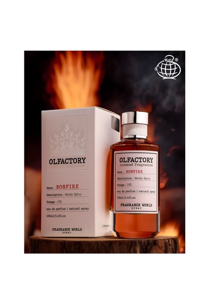 Fragrance World Olfactory Bonfire, Eau de Parfum, Unisex, 100 ml