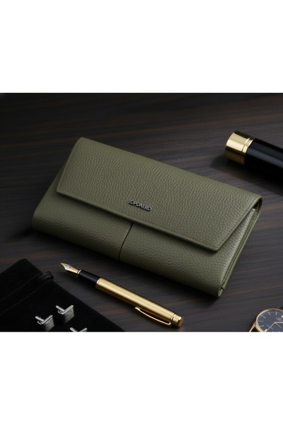 TORO NERO %100 Gerçek Deri Mıknatıs Kapamalı Soft Kadın Cüzdan