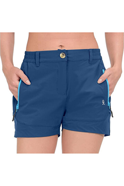OEM Women's breathable 4-pocket shorts, blue S