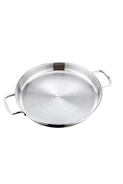 OMS Gastro Amore Steel 2 Piece Italian Omelette Pan Set Without Lid (16X3 Cm-20X3 cm)