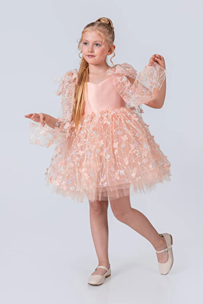 vestitino Papatya Model Girl's Evening Dress