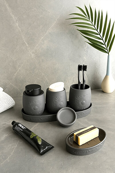 Prima Nova Clista 5'li Banyo Seti - Antrasit