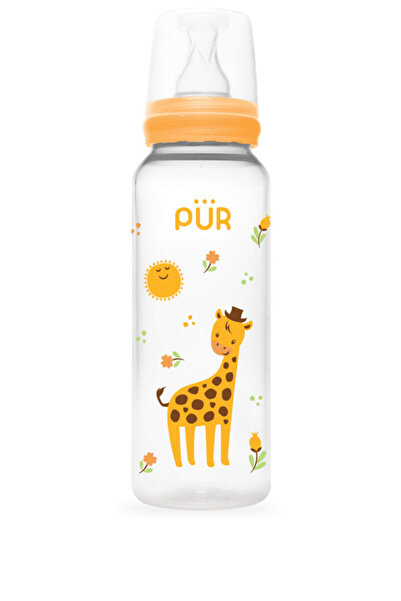 Pür PUR 9013 – BIBERON CU DESEN galben +3 LUNI, 250ML