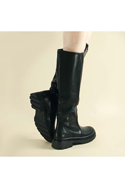 OEM Women's knee-length boots, warm lining inside, YQ213-35