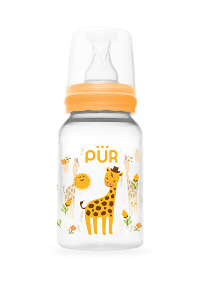 Pür PUR 9012 – BABY BOTTLE WITH YELLOW PATTERN 0-3 MONTHS, 125ML