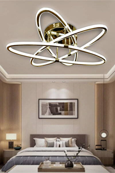 RSCOLLECTIONS Atom 3'lü Çift Yönlü İthal Modern Yüksek Işık Güclü Led Avize K...