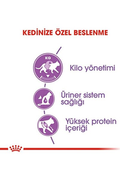 Royal Canin Sterilised37 Kısırlaştırılmış Yetişkin Kediler için Kuru Kedi Maması 10 kg
