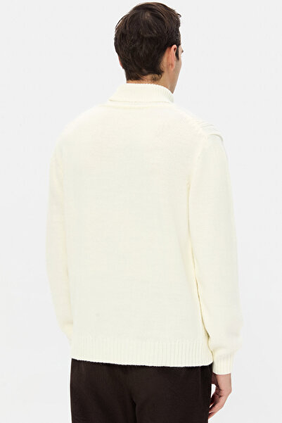 D'S Damat Ds Damat Regular Fit Ecru Sweater