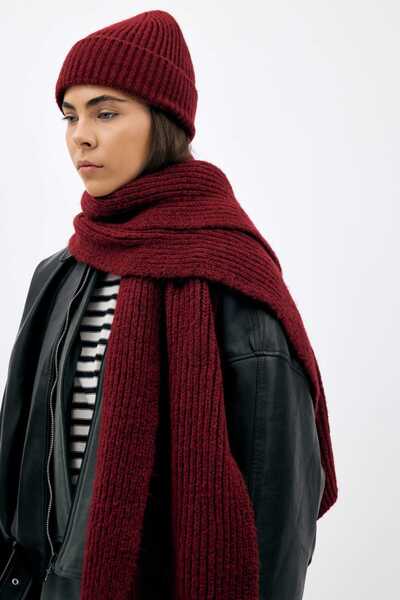 Buly Ribbed Knitted Scarf