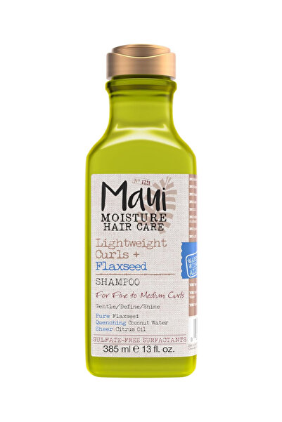 Maui Moisture Maui Moisture Flaxseed Shampoo, Gentle and Lightweight, 385 ml, for Curly Hair