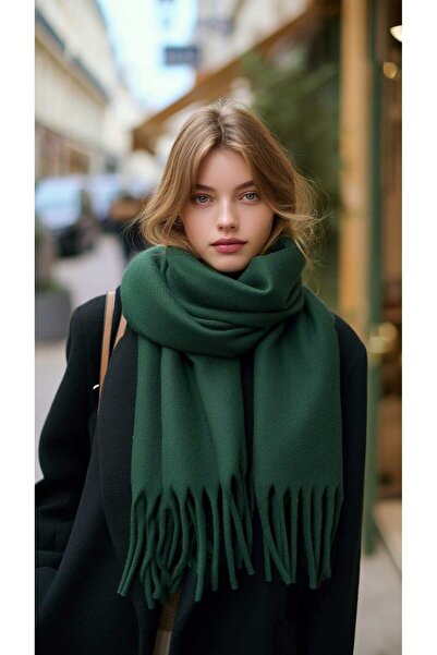 LAGRANZE Γυναικείο σάλι με φούντες LuxeSoft