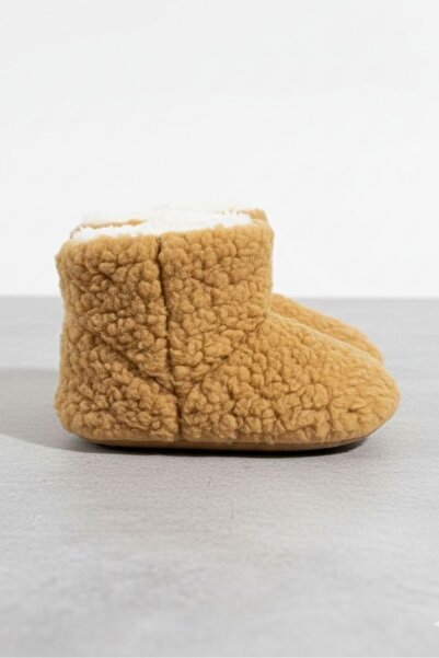 pufien Children's Slippers, Baby Home Boots, Soft Lamb Fabric Baby Slippers Wellsoft Botkuzu,