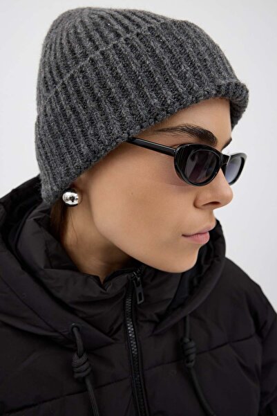 Buly Ribbed Knitted Beret