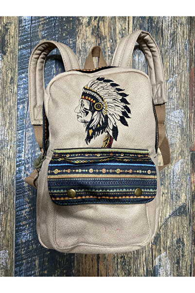street&bagdnz Κεντημένο Ethnic Αυθεντικό Bohemian Daily Travel Backpack